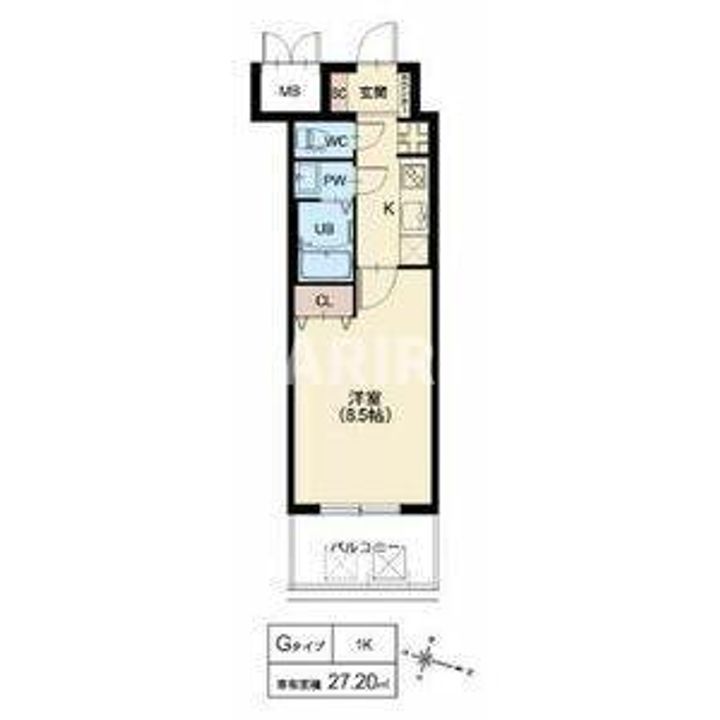 スプランディッド京橋EASTの間取り