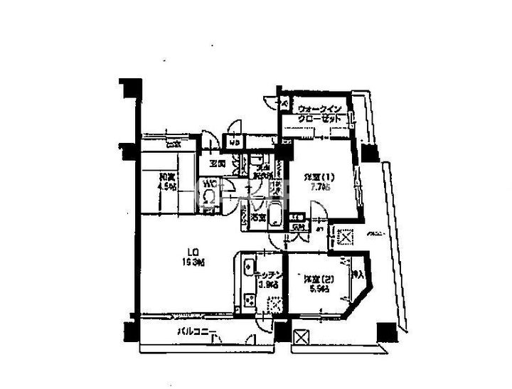 メルベーユ城東の間取り