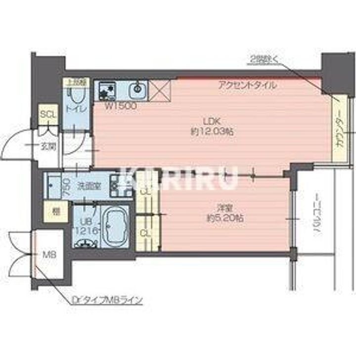 プレジオ長田の間取り