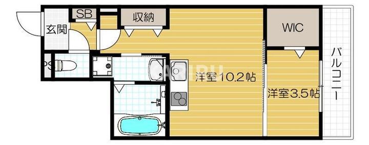 Casa Branche 202の間取り
