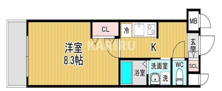 プロスペリタ野江703の間取り