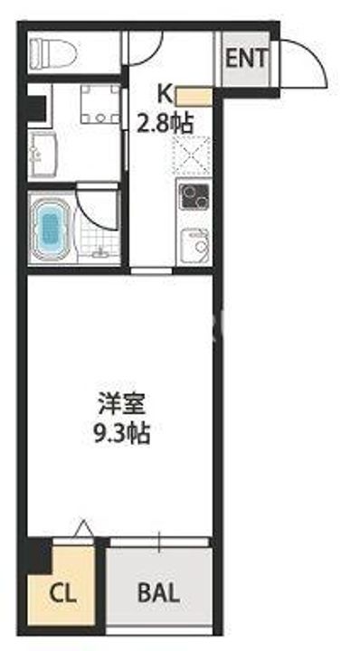 レクラン今里 の間取り