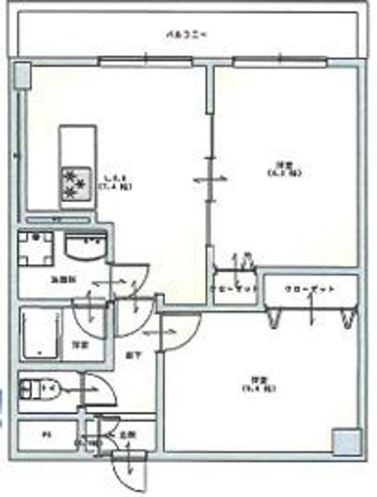 ウィンドヒル守口403の間取り