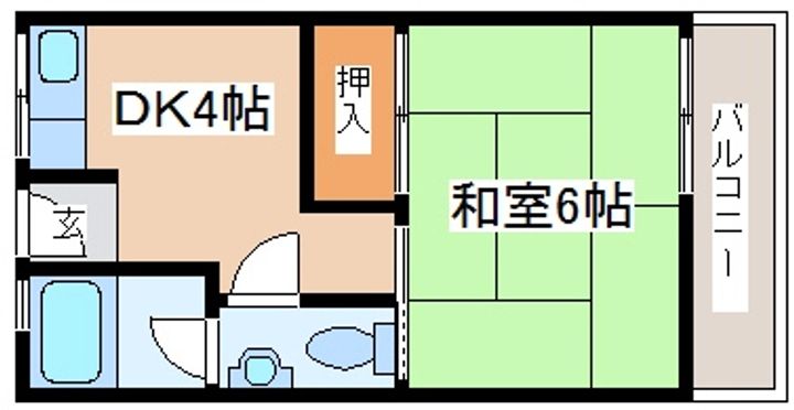 グリーンマンションの間取り