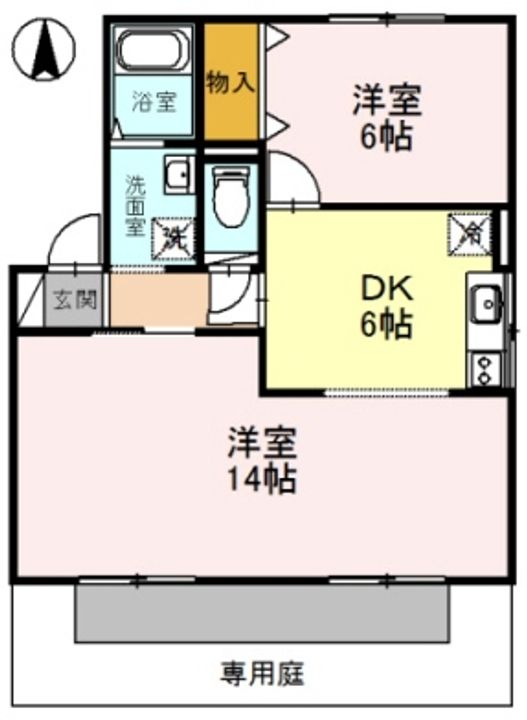 ヴェールハイム霞ヶ丘の間取り