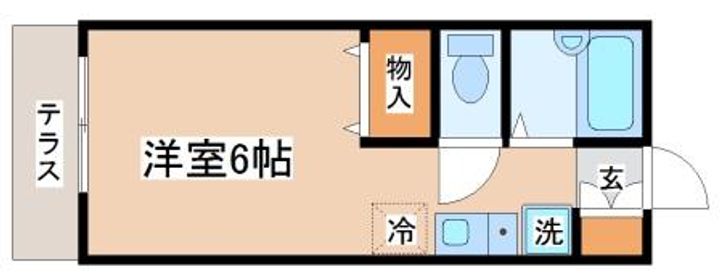 プリシェール中津の間取り