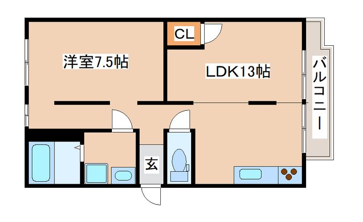 エード白川の間取り