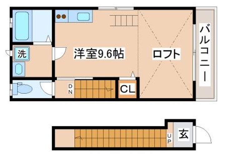ヴァンクール202の間取り