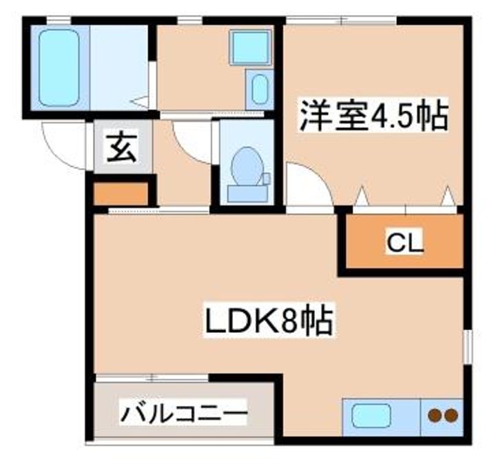 KARIN舞子公園302の間取り