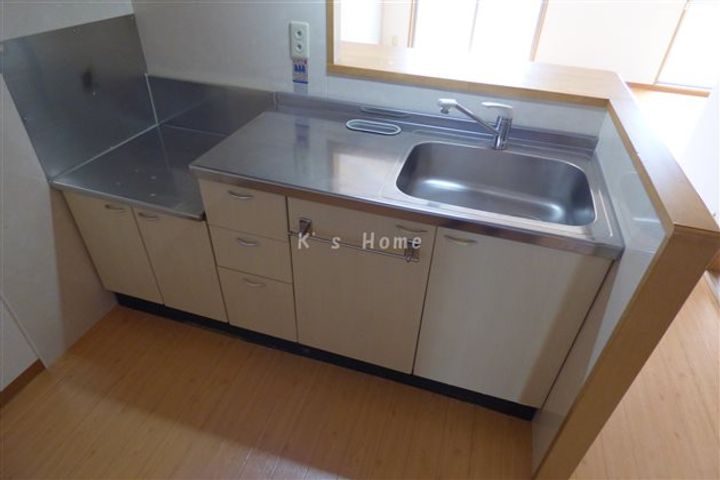 兵庫県神戸市長田区平和台町2丁目(マンション)の賃貸物件のキッチン