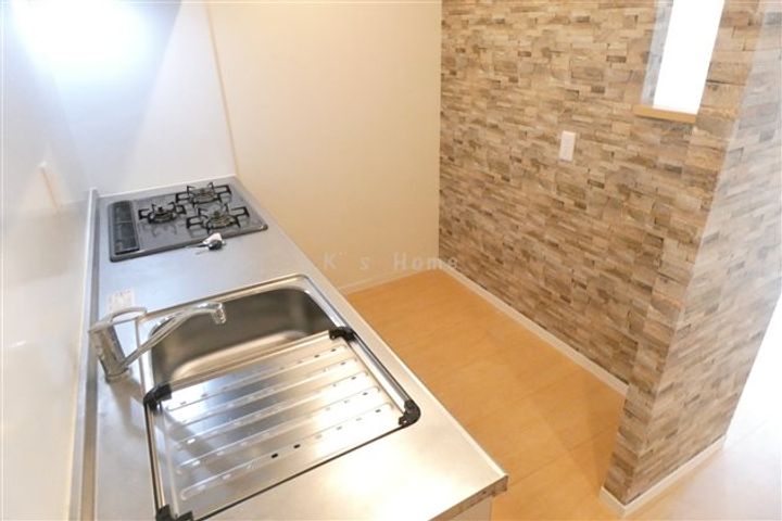 兵庫県神戸市中央区楠町2丁目(マンション)の賃貸物件のキッチン