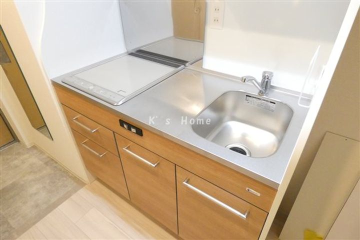 兵庫県神戸市兵庫区西柳原町(マンション)の賃貸物件のキッチン