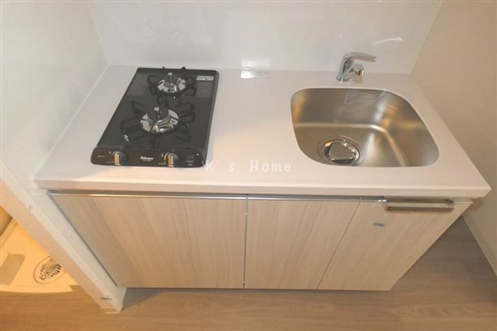 兵庫県神戸市兵庫区浜崎通(マンション)の賃貸物件のキッチン