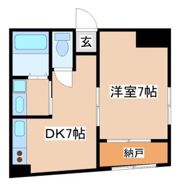鶯橋マンションの間取り