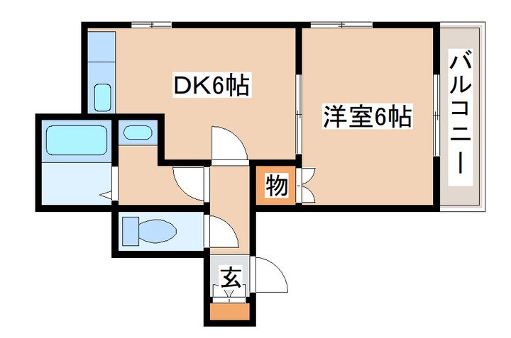 山本ハイツの間取り