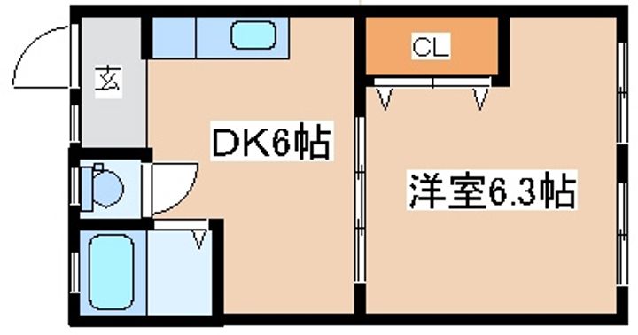 大星マンションの間取り