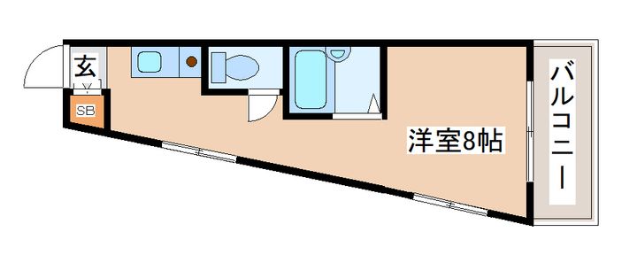 エクセル妙法寺203の間取り