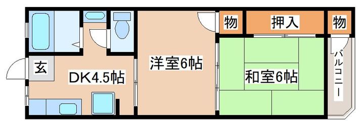 白川台マンション23の間取り