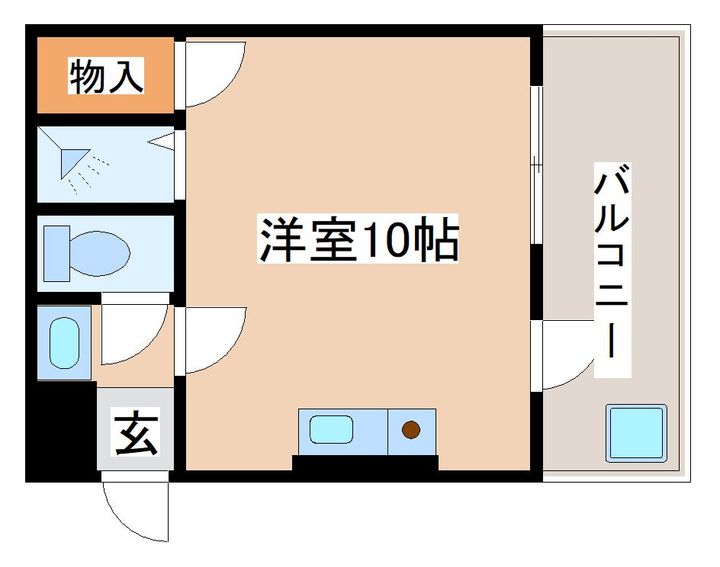 兵庫県神戸市長田区戸崎通3丁目(マンション)の賃貸物件の間取り