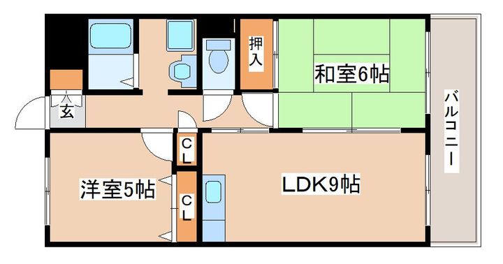 エトワール西神戸306の間取り