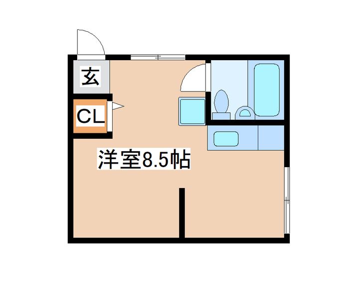 カルモハイツ202の間取り