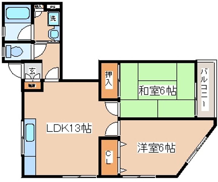 グリーンエクセル202の間取り