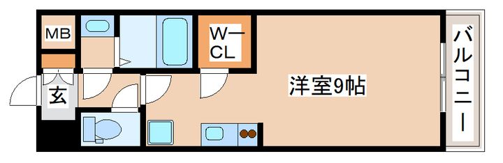 ファーストフィオーレ神戸ピアチェーレ304の間取り