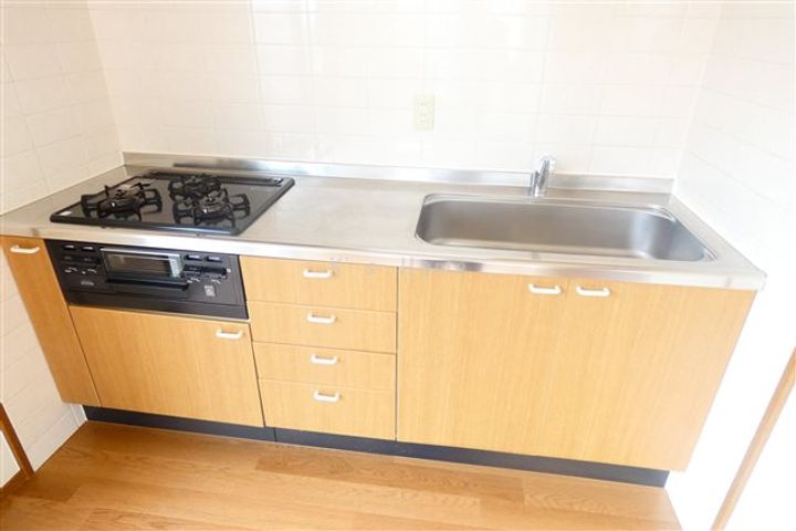 兵庫県神戸市兵庫区熊野町4丁目(アパート)の賃貸物件のキッチン