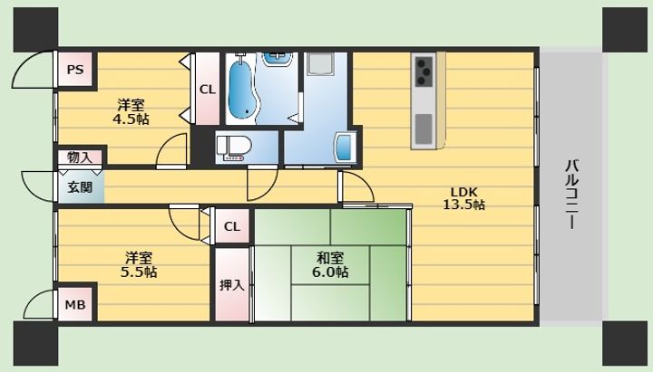 アルティジアレジデンス緑地の間取り