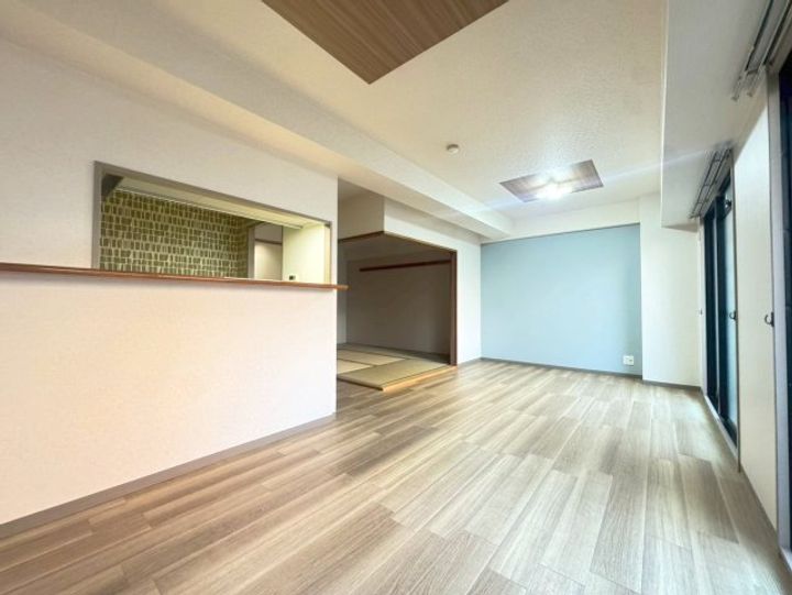アルティジアレジデンス緑地の居間