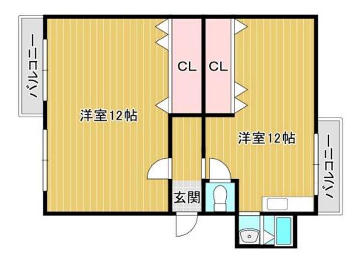 宮川荘の間取り