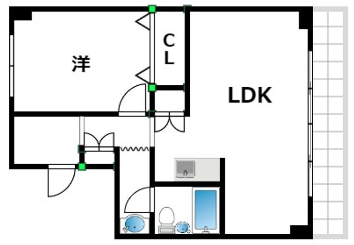 ベッサーボーネン芦屋の間取り