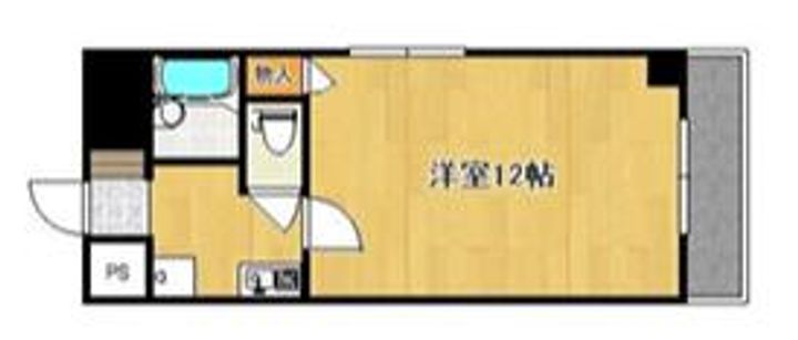 ハイツ天翔の間取り