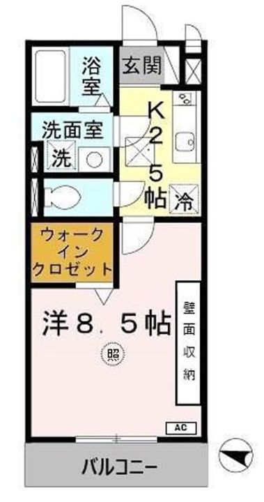 メゾンドモンテノールの間取り