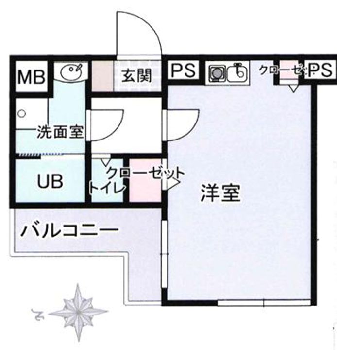 ペルル芦屋の間取り
