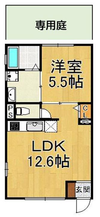 ヴィレッタ城之下の間取り
