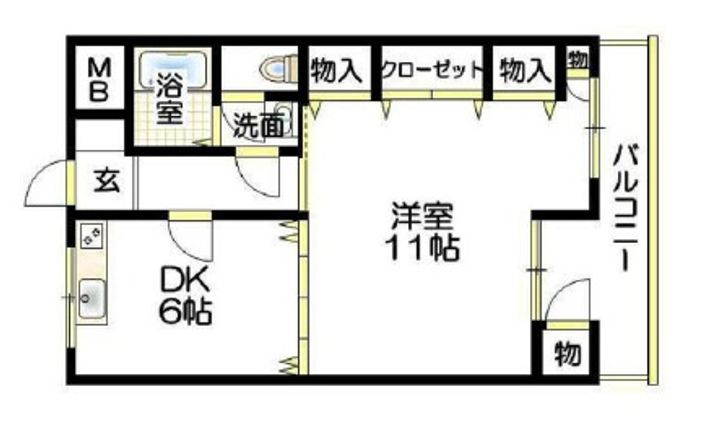 ロイヤルコーポ吉田の間取り