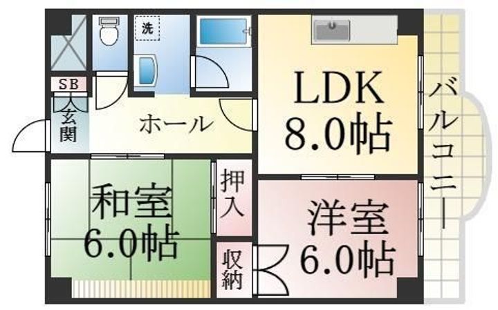 ドリーム寺池の間取り