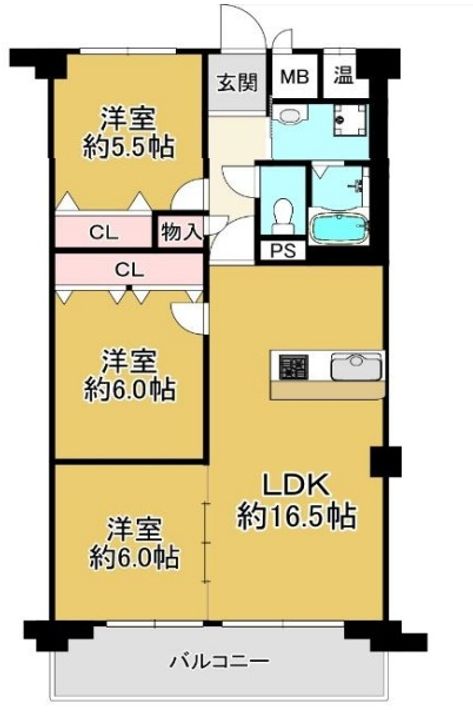 ネオハイツ垂水の間取り