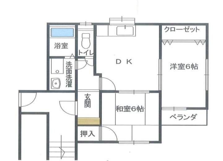 アクロスハイツ101の間取り
