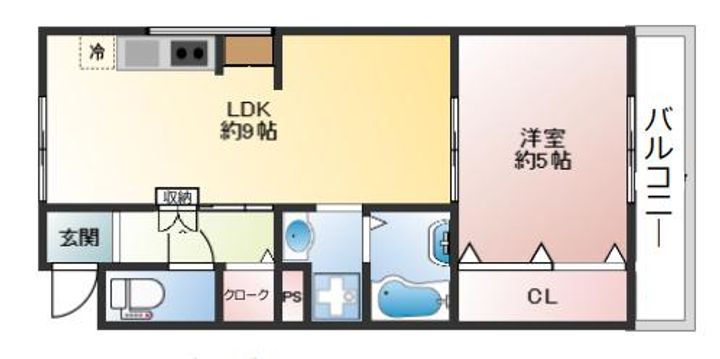 ラムール大久保の間取り