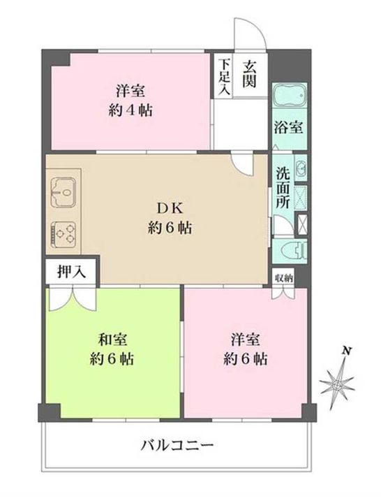 サンライフつちやの間取り