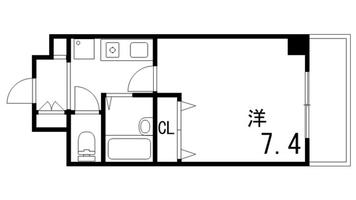 アルシュ住吉の間取り