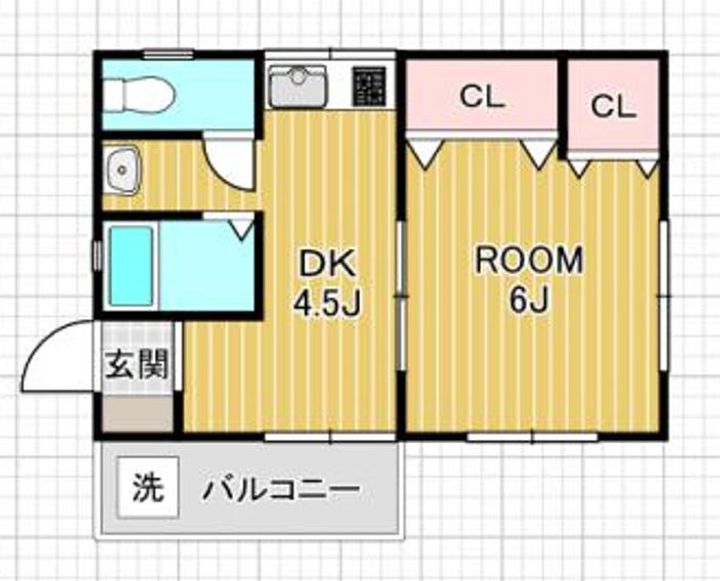 天神ユーハイツの間取り