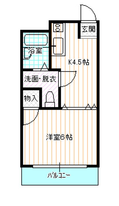 リヴェールコート205の間取り