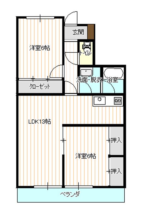 アモ末広の間取り
