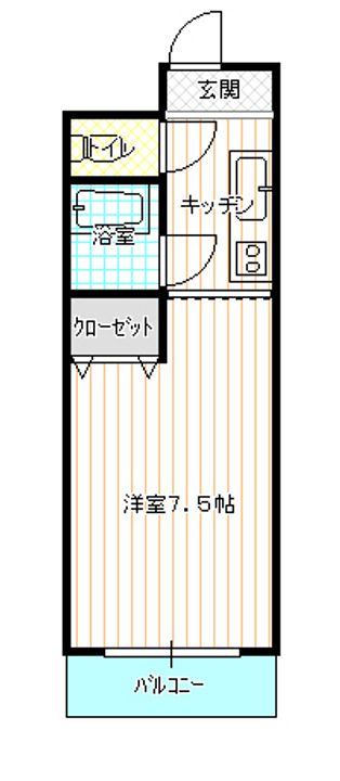 メゾンラベンダー16303の間取り