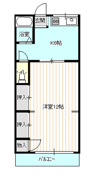 今西ビル303の間取り