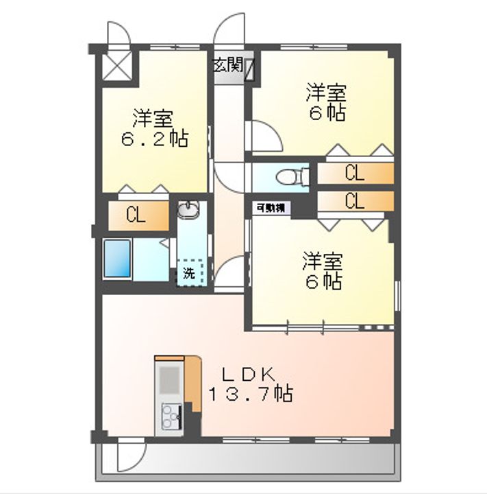 フォブールSAIの間取り