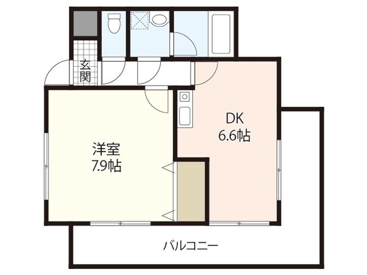 アンブシュール京橋の間取り